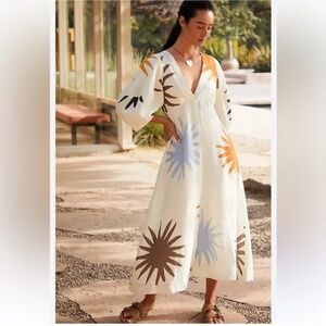 Anthropologie Cala de La Cruz Nane Midi Dress